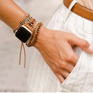 Tiger's Eye Royal Apple Watch Strap by Cape Diablo